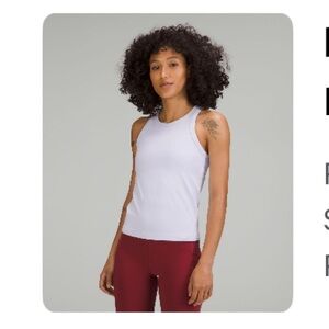 Lululemon Align Waist-length Racerback Tank Top in Pastel Blue